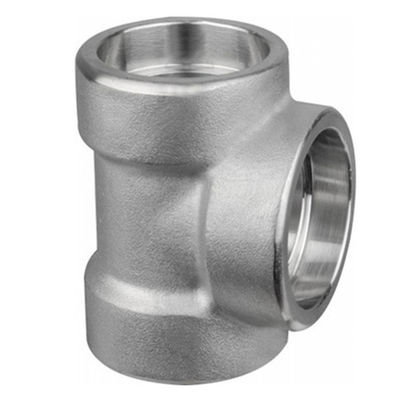 DN50 3000LB Stainless Steel Socket Tee NPT Internal Thread Socket Tee