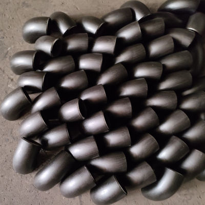 Garnitures de tuyau sans couture de l'acier au carbone 20# 45 degrés de rayon long de coude court de rayon