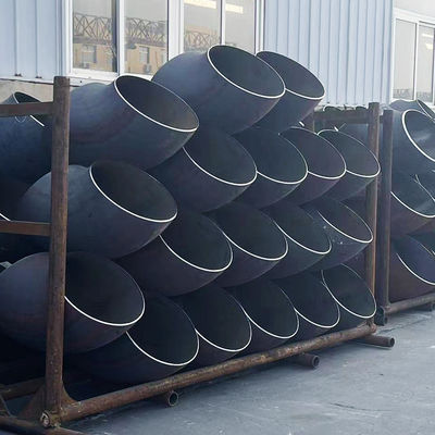 Garnitures de tuyau sans couture de l'acier au carbone 20# 45 degrés de rayon long de coude court de rayon