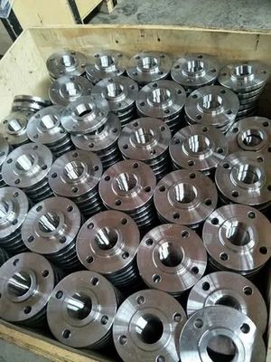 ASME B16.5 แฟลนส์หลอมเหล็กคาร์บอน Rf Uns S31803/S32205 6" 300#