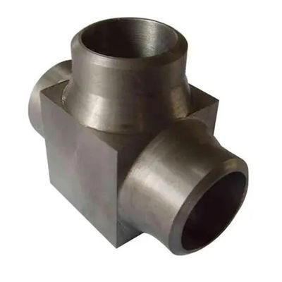 Large Diameter Class 3000 Forged Pipe Fittings Butt Welding Stainless Steel Tee