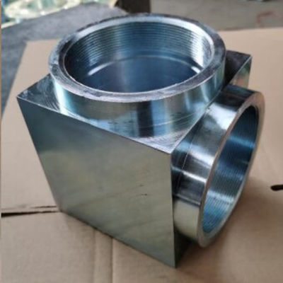 Large Diameter Class 3000 Forged Pipe Fittings Butt Welding Stainless Steel Tee