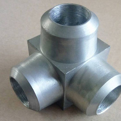 Large Diameter Class 3000 Forged Pipe Fittings Butt Welding Stainless Steel Tee