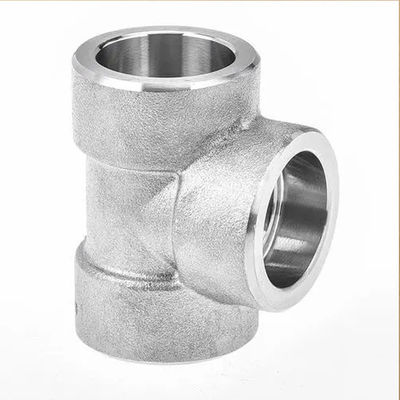 DN50 3000LB Stainless Steel Socket Tee NPT Internal Thread Socket Tee