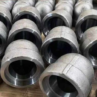 ASMEB16.11 20# اتصالات جوشی سوکت فولاد کربنی زانویی جوشکاری سوکت 1 بعدی 1.5 بعدی