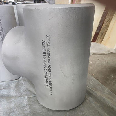 4" Sch Std S30408 Stainless Steel Reducing Tee Asme B16.9