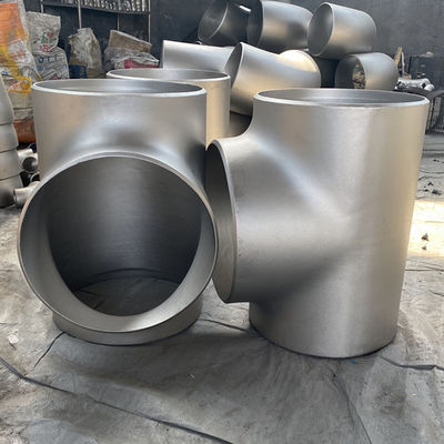 Seamless Pipe Fittings Reducing Tee T(R)DN80×DN40 SCH40(L)×SCH80(S) S30408 ASME B16.9