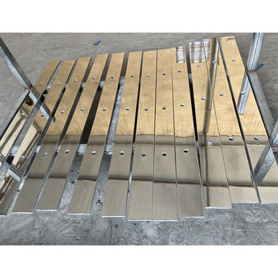 Saf alüminyum hedef plaka ile tüp üflemek için iki taraflı ayna alüminyum hedef plaka